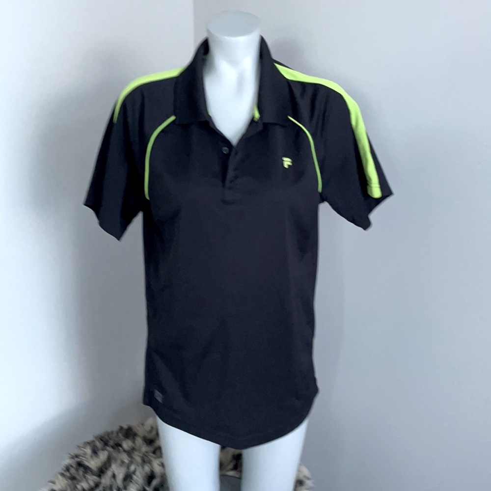 Fila Black Mens Polo